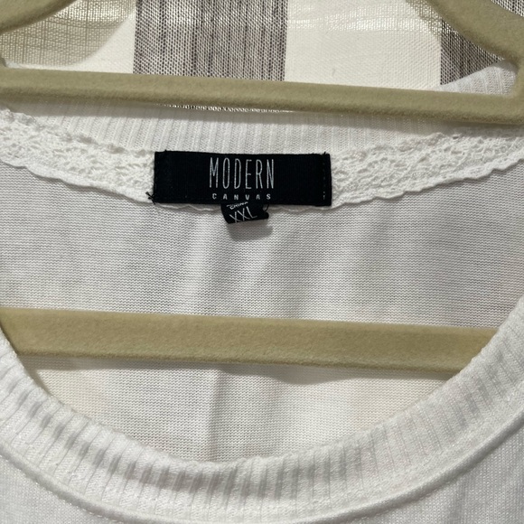 White Thankful Long Sleeve Tee - Picture 3 of 5